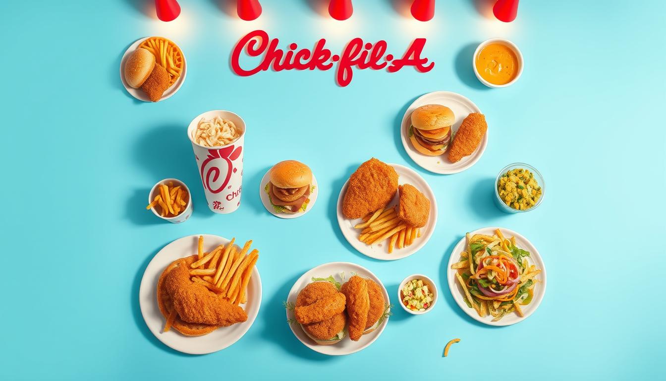 chick fil a little blue menu