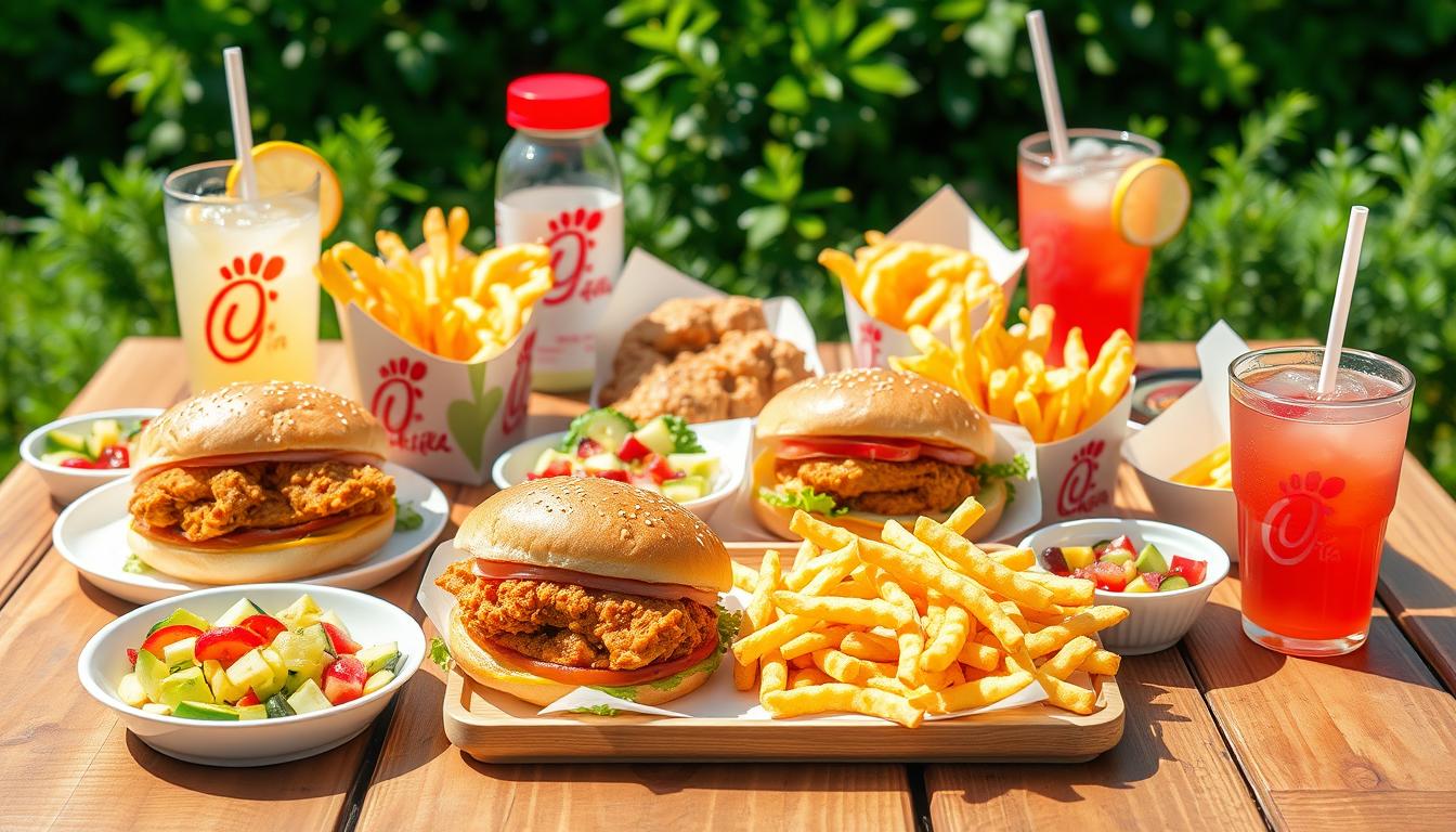 chick fil a lunch menu