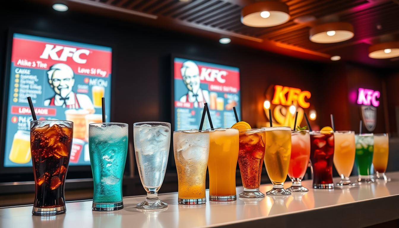 kfc drink menu