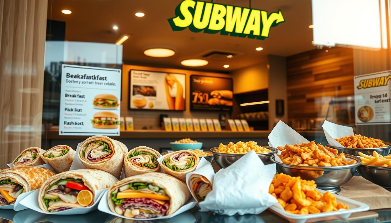 subway breakfast menu