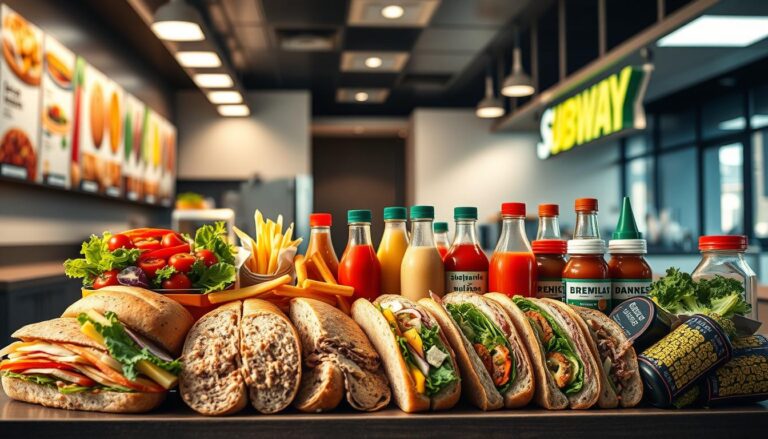 subway sandwich menu